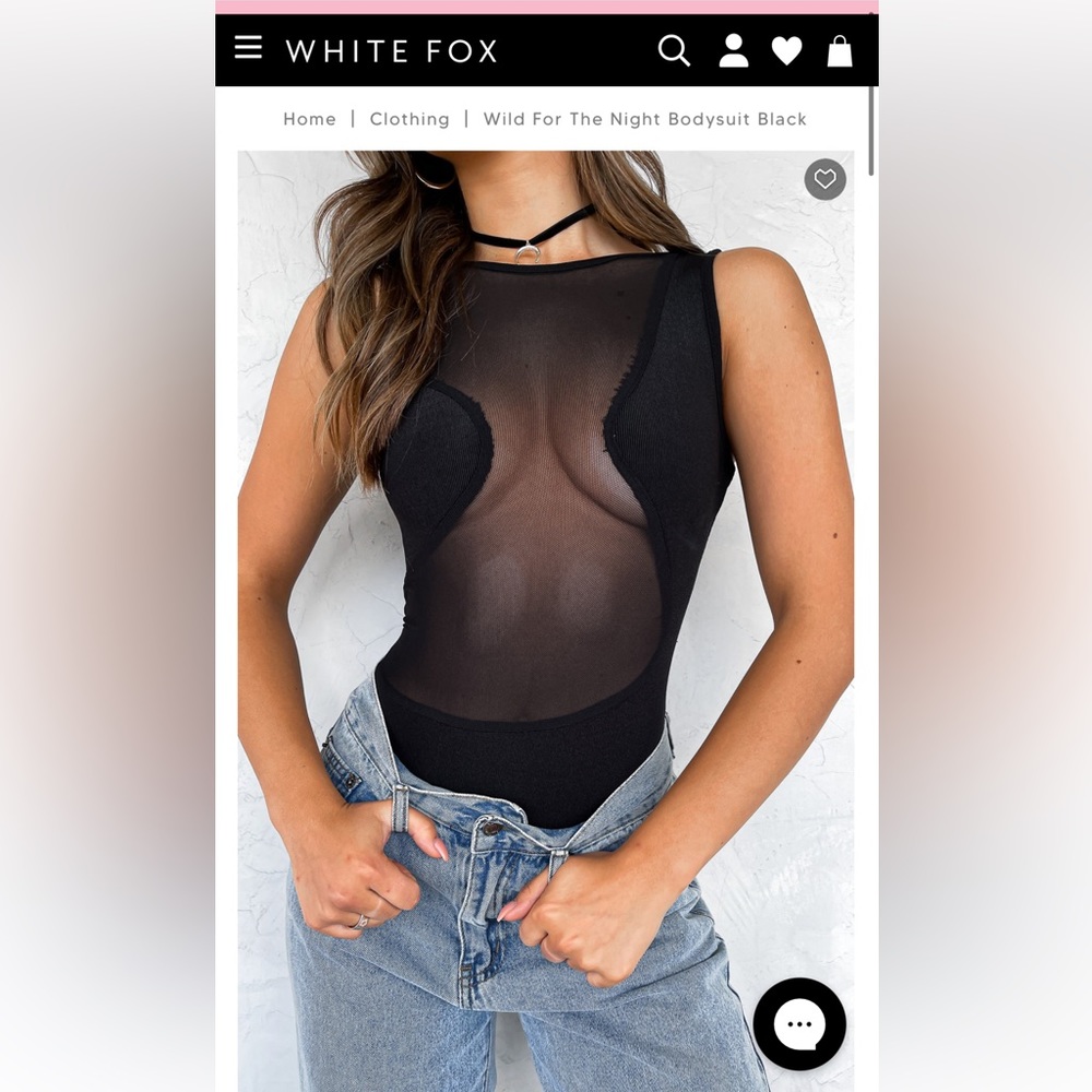 Wild For Nothing Bodysuit White Fox